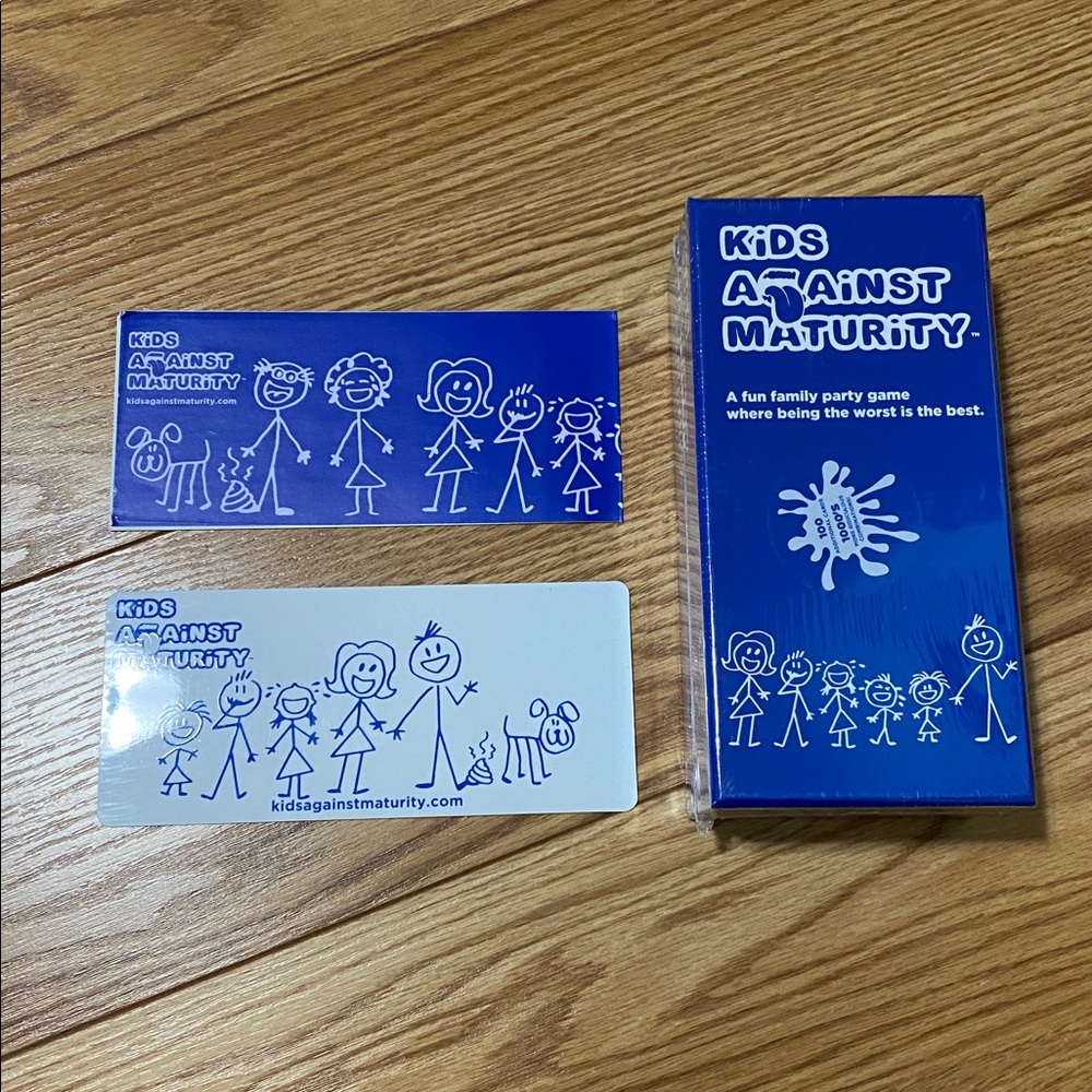 Family Card Game - Blue